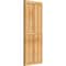 Ekena Millwork Framed Board-n-Batten Shutters, Rough Sawn Western Red Cedar, 21 1/2W x 53H, PR RBF06S21X053RWR - alternate 2